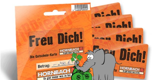 Hornbach Gutschein gewinnen Vorschau